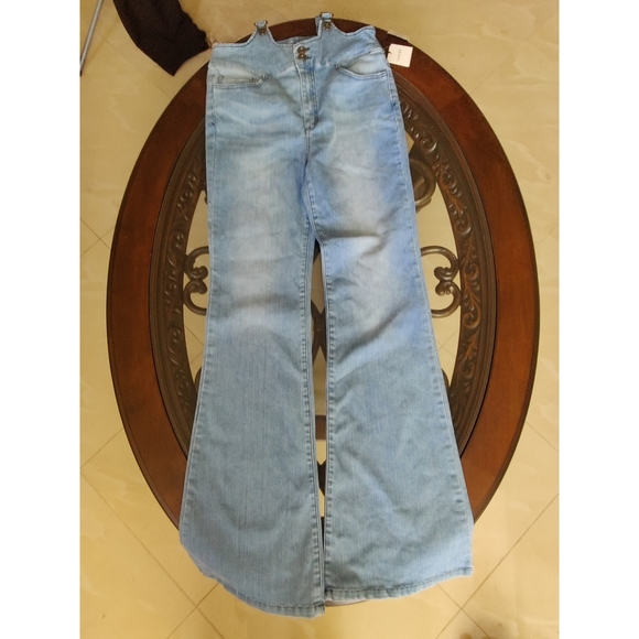 Forever 21 Jeans Flare Jeans With Straps Poshmark
